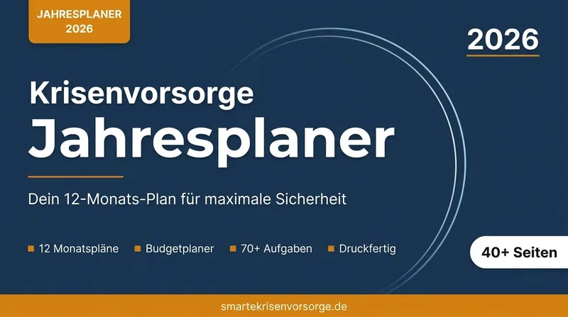 Krisenvorsorge Jahresplaner 2026